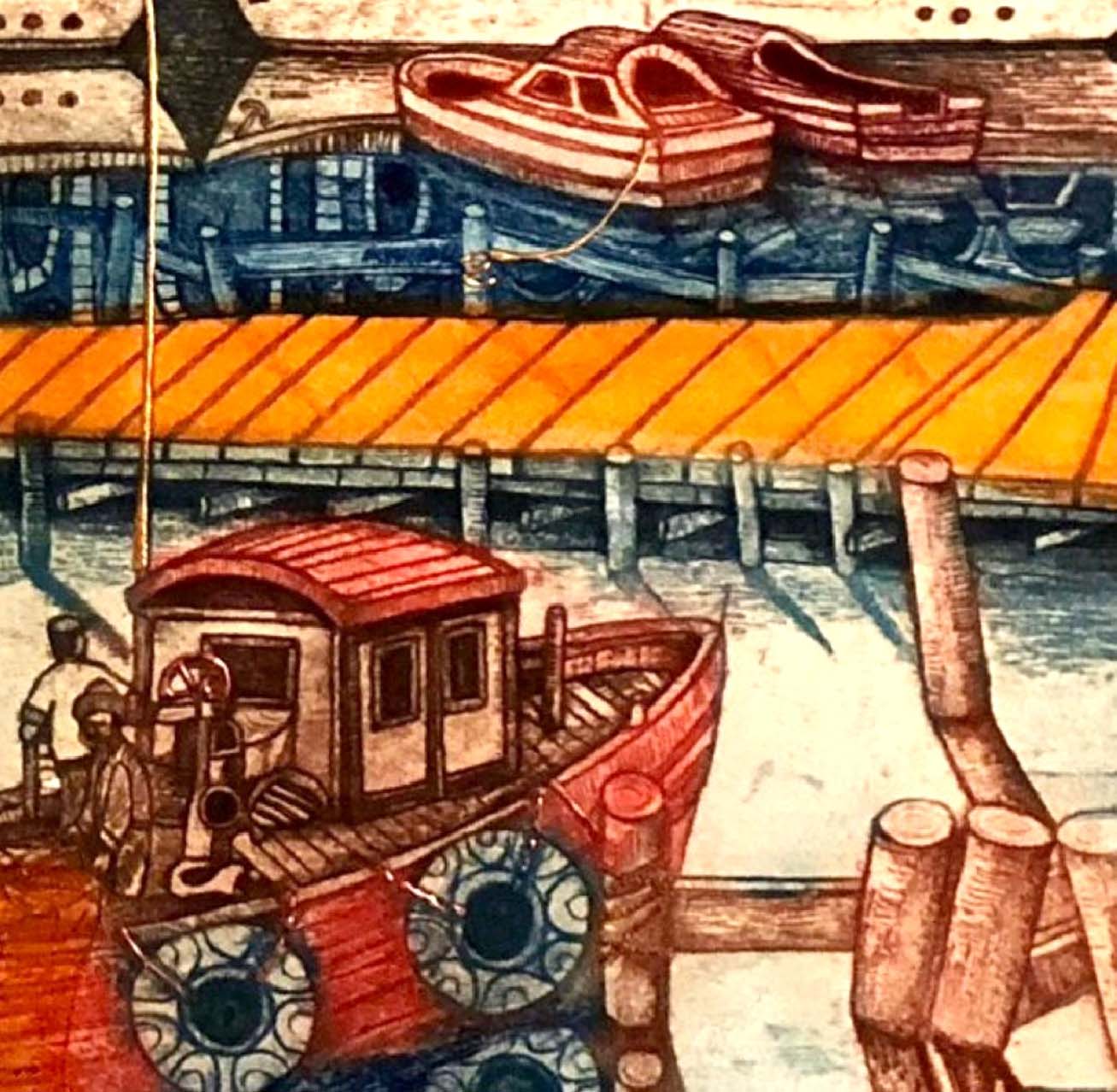 Closeup of Port of Acco