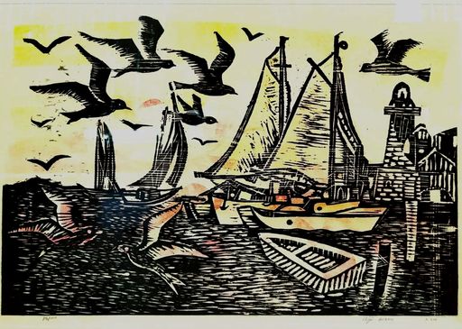 Doves over the Docks