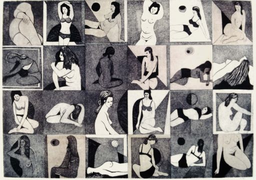 Grid of Nudes