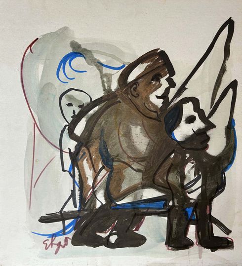 Untitled Period B Drawing 13