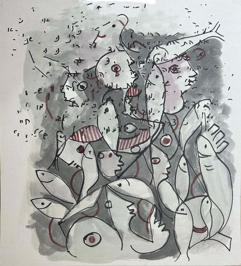 Untitled Period B Drawing 18