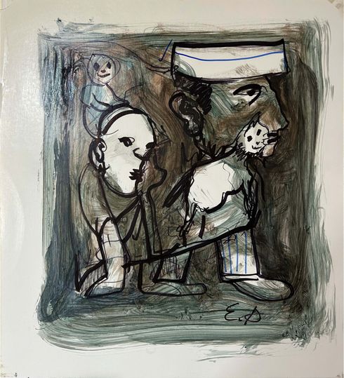 Untitled Period B Drawing 20