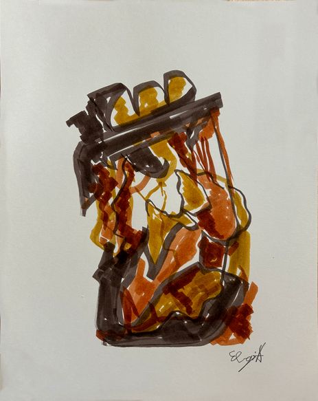 Untitled Period B Set 2 Drawing 6